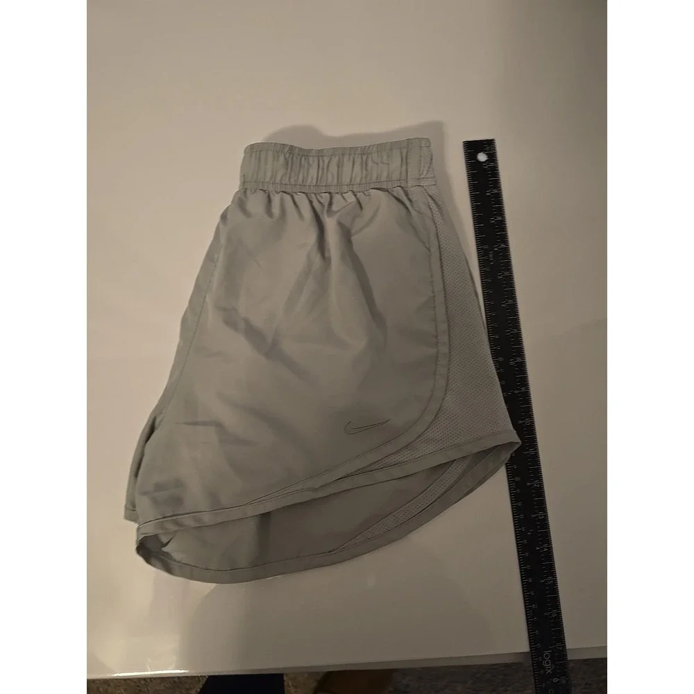Nike Women's Gray Running Shorts, Size Small, 3-inch Inseam, Dri-Fit Lightweight